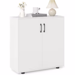 À propos de cet article 【Optimisez l'Espace】Avec ses dimensions compactes de 80 x 31,5 x 82 cm, cette armoire de rangement es ...