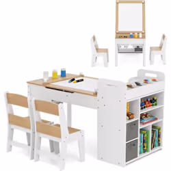 Description : Encouragez la créativité de votre enfant avec ce table à dessin polyvalent, un centre d'activités parfait pour  ...