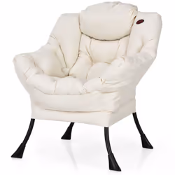 -------Coussin Confortable : Cette chaise paresseuse est recouverte de coton PP haute densité sur le dossier, l'assise et les ...