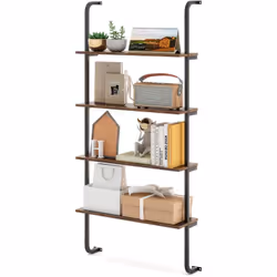 -----Solution de Rangement à 4 Niveaux : Notre étagère industrielle à 4 niveaux en tubes offre un grand espace de rangement p ...