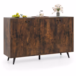----------Maximisez Votre Espace de Rangement : Préparez-vous à désencombrer en toute simplicité ! Ce buffet à 4 portes dispo ...