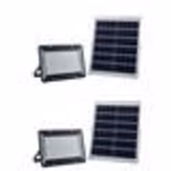 Projecteur solaire LED 1500 lumens 15W OPTEX avec détecteur de mouvement - Noir