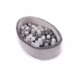 Bo Jungle B-Ball Pit Play Gym Grey, Tapis de jeux pour bébé, mousse, Peluche, Gris