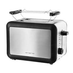 Emerio TO-112826.1 grille-pain 2 part(s) 800 W Noir, Acier inoxydable