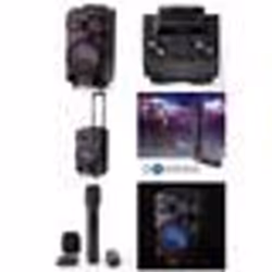Enceinte Portable - SONO - 200W - Bluetooth - Karaoke - LED RVB