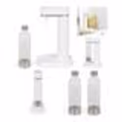 Machine à soda TYPE SODASTREAM Machine à eau pétillante Compatible avec de l’eau du robinet et de l’eau filtrée + 2 bouteille ...