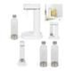 Machine à soda TYPE SODASTREAM Machine à eau pétillante Compatible avec de l’eau du robinet et de l’eau filtrée + 2 bouteilles