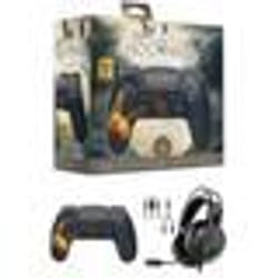 Manette sans fil PS4 - Harry Potter - Hogwarts Legacy - Doré - Bluetooth - Lumineuse
