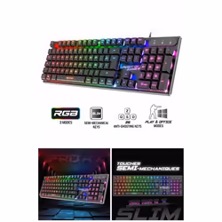 Clavier PC Gamer - Spirit Of Gamer - PRO-K1 - Anti-Ghosting 26 Touches - Rétroéclairage RGB - Filaire