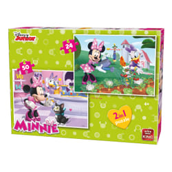 King Disney 2in1 Minnie 24/50 pcs Jeu de puzzle 24 pièce(s) Dessins animés