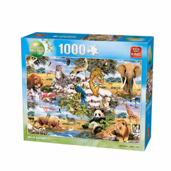 King Animal World Wild Animal 1000 pcs, 1000 pièce(s), Faune, 8 an(s)