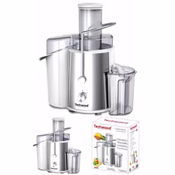 Centrifugeuse - INOX - 800W - 2 vitesses - Filtre INOX - 15L pulpe