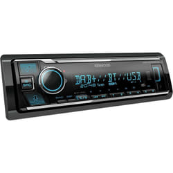 Kenwood Electronics KMM-BT508DAB récepteur multimédia de voiture Noir 200 W Bluetooth