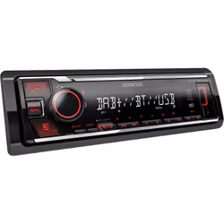 Kenwood Electronics KMM-BT408DAB, Noir, 1 DIN, 88 W, 4.0 canaux, 50 W, 20 - 20000 Hz