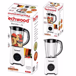 Blender - BLANC - 500W - Bol 1.5L - 2 Vitesses - Pieds anti-dérapant