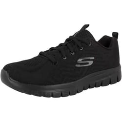 SKECHERS Graceful - Get Connected Noir : Chaussures pour Femme en Noir - Confort et Style au Quotidien