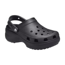 Crocs Sabots à Plateforme Classiques pour Femme Noir. Confortables et tendances, tailles 37-38 disponibles.