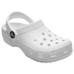 Crocs Sabots Classiques Enfants Blanc - Chaussures de Loisir pour Garçon, Pointures 29-30, Confort et Style