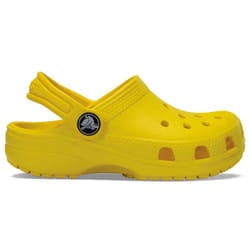 Crocs Sabots enfants classiques Jaune, Taille 34-35 - Chaussures de loisir confortables pour garçons