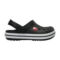 CROCS Sabots Enfants Crocband™ Noir - Sandales de Plage Confortables pour Fille, Taille 33-34, Noir Uni