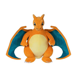 Peluche Pokémon Dracaufeu 30cm - Figurine Collection Officielle - Jouet Doudou Reptile de Feu Légen