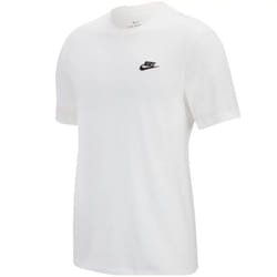 Nike Sportswear, T-shirt Blanc Homme - Coupe ample et confortable en coton doux pour un style décontracté.