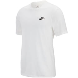 Nike Sportswear Club T-Shirt Homme Blanc - T-Shirt à manches courtes en jersey de coton doux pour un confort quotidien. Taille XL