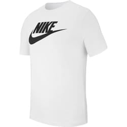 Nike T-Shirt Homme: Maillot de Sport Classique Blanc Logo Futura. Confort léger pour un style quotidien athlétique.