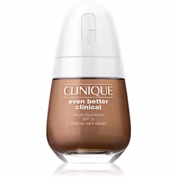 Le fond de teint traitant Clinique Even Better Clinical Serum Foundation avec SPF&nbsp;20 agit immédiatement pour magnifier v ...