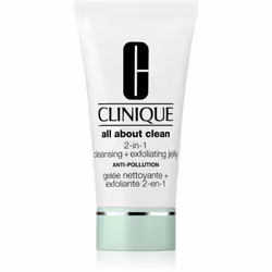 Clinique All About Clean 2-in-1 Cleansing + Exfoliating Jelly, Gel nettoyant, Femmes, Tous types de peau, Nettoyant, Exfoliat ...
