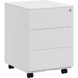 Description générale Optimisez votre espace de travail avec ce caisson de bureau à 3 tiroirs. Parfait pour ranger tous vos do ...