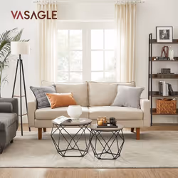 Description générale Ces tables basses industrielles se distinguent par leur design moderne et rustique, avec des plateaux ro ...