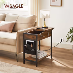 Description générale Cette table d'appoint allie fonctionnalité et esthétique. Elle est idéale pour charger vos appareils éle ...