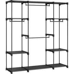 Songmics - Armoire Chambre, Porte-vêtements, Penderie, 43 x 151 x 166 cm, 4 Compartiments de Suspension, avec Étagères, Grande Capacité, pour Chambre