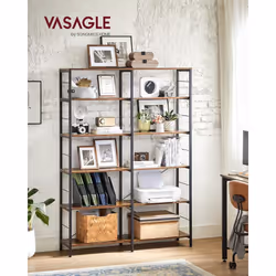 Description générale Étagère de rangement VASAGLE, idéale pour organiser votre espace, pouvant également servir de séparateur ...