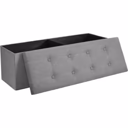 Tellement grand ! Avec une taille de 110 x 38 x 38 cm, ce banc de rangement est suffisamment spacieux pour ranger vos objets. ...