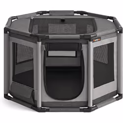Description générale Cette clôture pour chiens est conçue pour offrir un espace sûr et confortable à votre animal. Avec son c ...