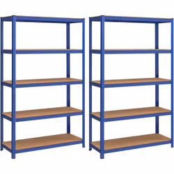 Description générale Ces étagères de rangement SONGMICS sont conçues pour offrir robustesse et stabilité. Avec un cadre en ac ...