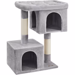 Description générale Ce arbre à chat est doté d’un grand perchoir de 68 x 48 cm avec des bords rehaussés bien rembourrés, off ...