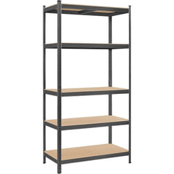 Songmics - Rayonnage Étagère à 5 niveaux 200 x 100 x 50cm - Gris GLR050G01