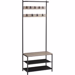 Description générale Découvrez notre porte-manteau polyvalent, parfait pour organiser votre entrée. Fabriqué en tissu polyest ...