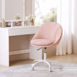 Description générale Cette chaise pivotante allie style et fonctionnalité. Avec son design chic et ses lignes géométriques, e ...
