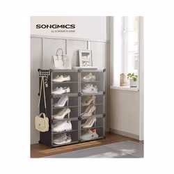 Kit anti-basculement Pour assurer la stabilité et la sécurité de l'étagère à chaussures. Détails bien pensées Les coins arron ...
