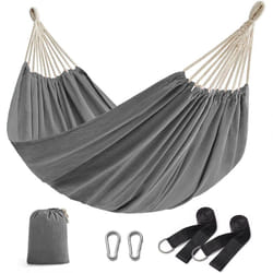 Songmics - Hamac, 210 x 150 cm, Double Hamac, Capacité de Charge 300 kg, pour Jardin, Terrasse, Balcon, Extérieur, Camping, avec Sac de Transport,
