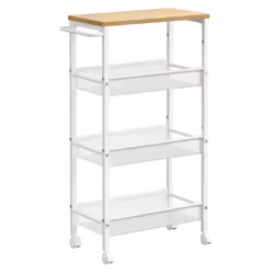 Description générale Ce chariot de cuisine, d'une largeur de 22 cm, est parfait pour optimiser l'espace dans des endroits res ...