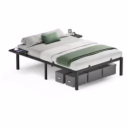 Description générale Ce lit double au design élégant et fonctionnel est conçu pour optimiser votre espace tout en offrant un  ...