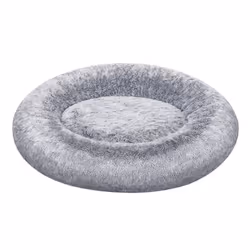 [Tissu peluche à poils longs, tout doux] Les poils sont longs de 4 cm, voici un lit pour chien moelleux pour se blottir. En p ...