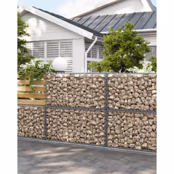 Remplissez la cage avec n’importe quel matériau pour harmoniser avec le paysage Accrochez des plantes ou des fleurs pour déco ...