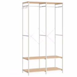 Description générale Découvrez la solution parfaite pour vos problèmes de rangement de vêtements avec cette penderie. Cette é ...