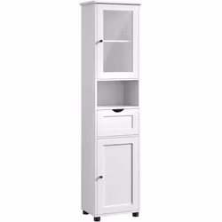 Description générale Ce meuble de salle de bain élégant et fonctionnel est conçu pour maximiser votre espace de rangement. Il ...